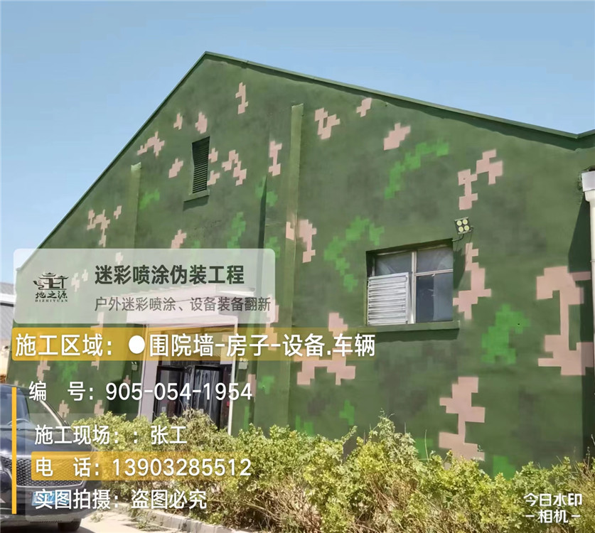 普洱外墙数码迷彩漆施工报价清单（100㎡标准墙面测算）